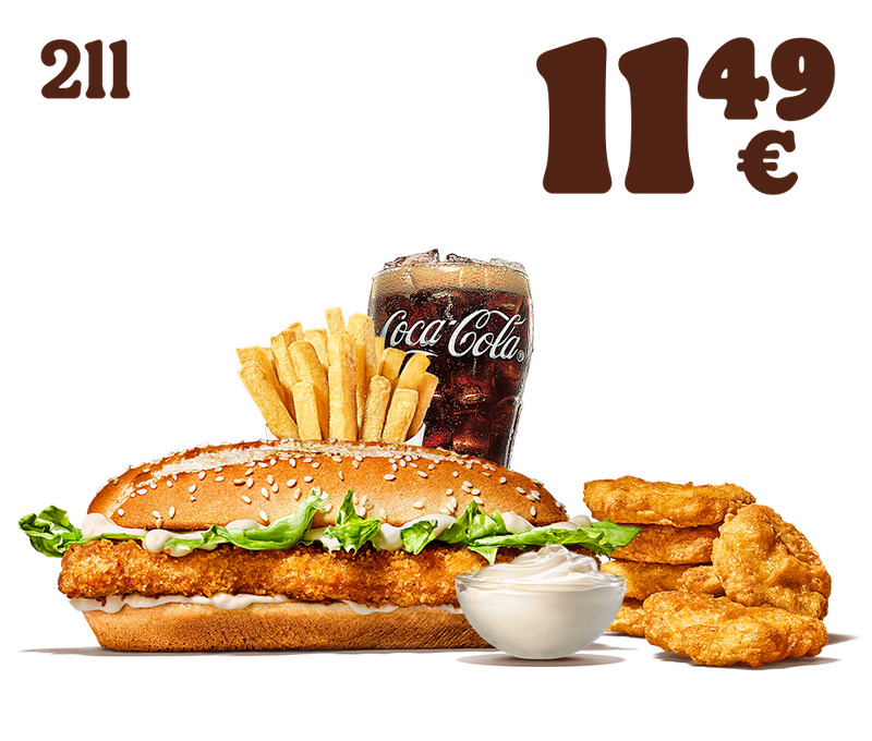 Long Chicken® + 6 King Nuggets® im Menü