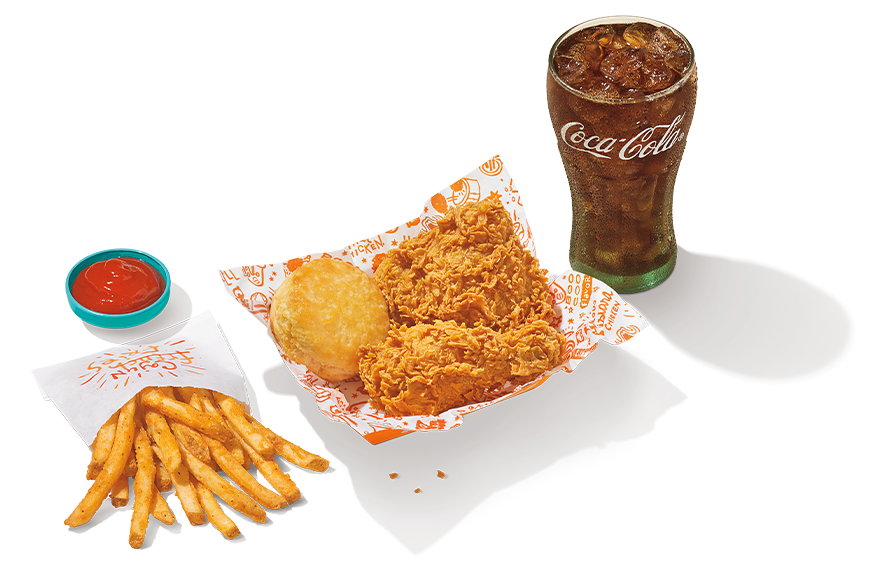 ポパイ　チェーン2点 2Pc Chicken Combo