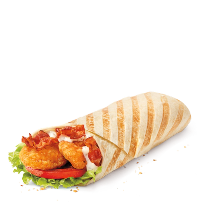 Slow-Cooked Chicken Bacon Ranch Wrap