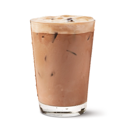 Chocolate Pistachio Protein Iced Latte