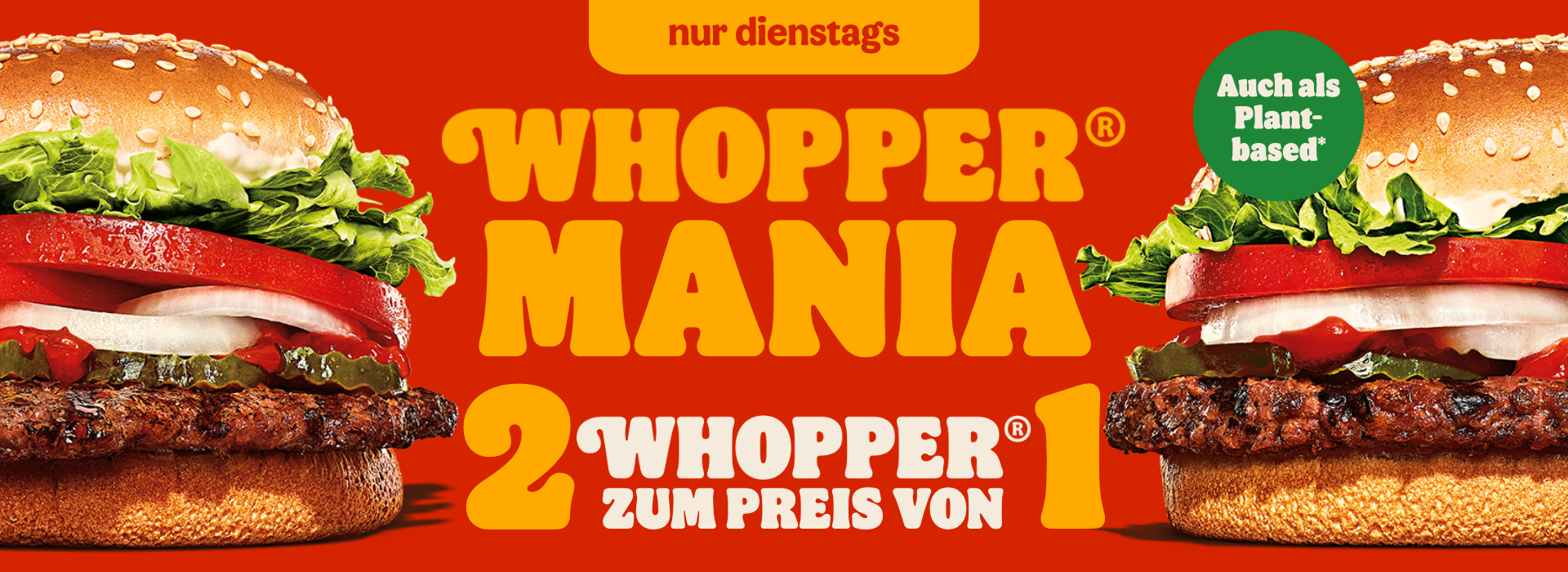 2 für 1 Whopper®