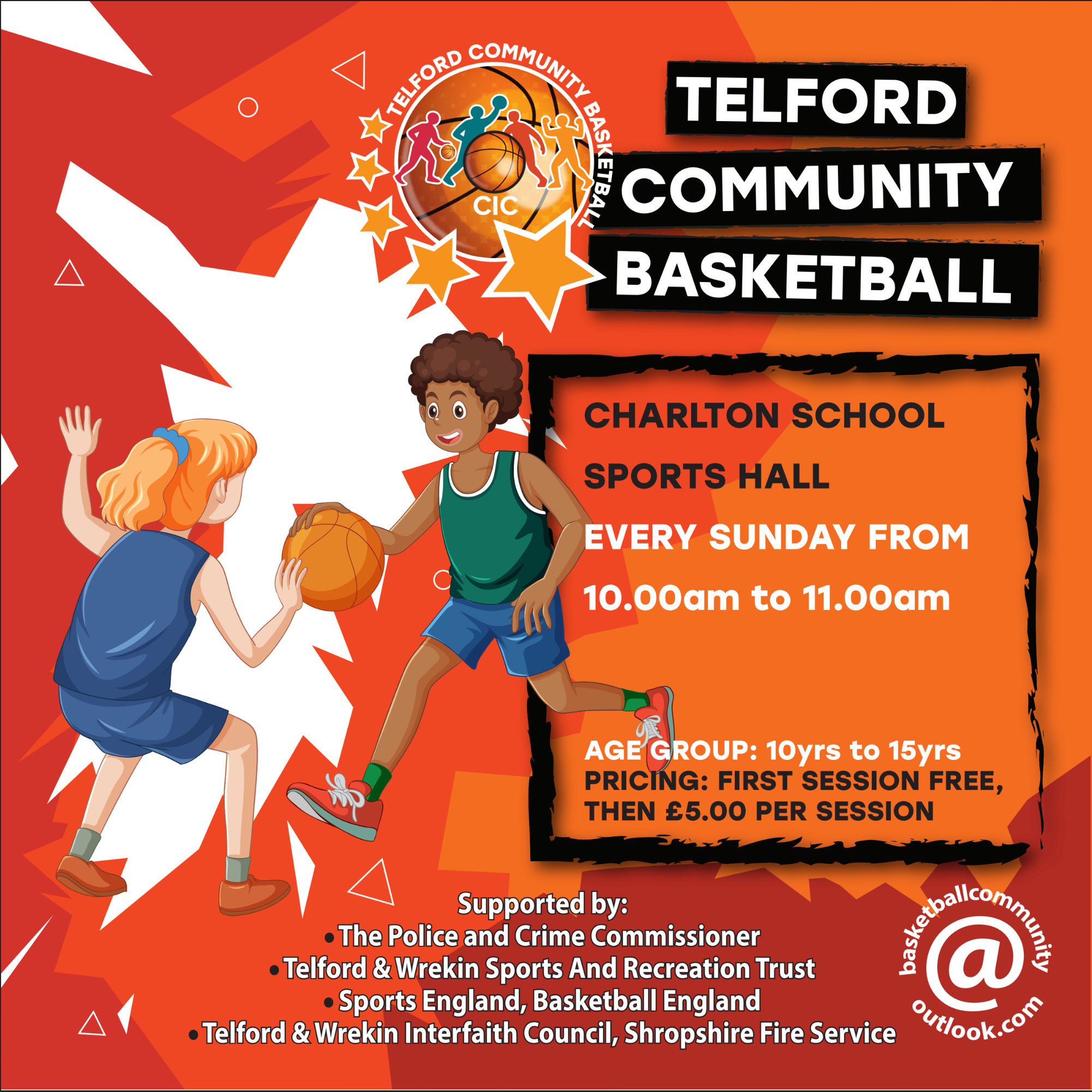 Fun, inclusive sessions for children ages 10 to 15 years old