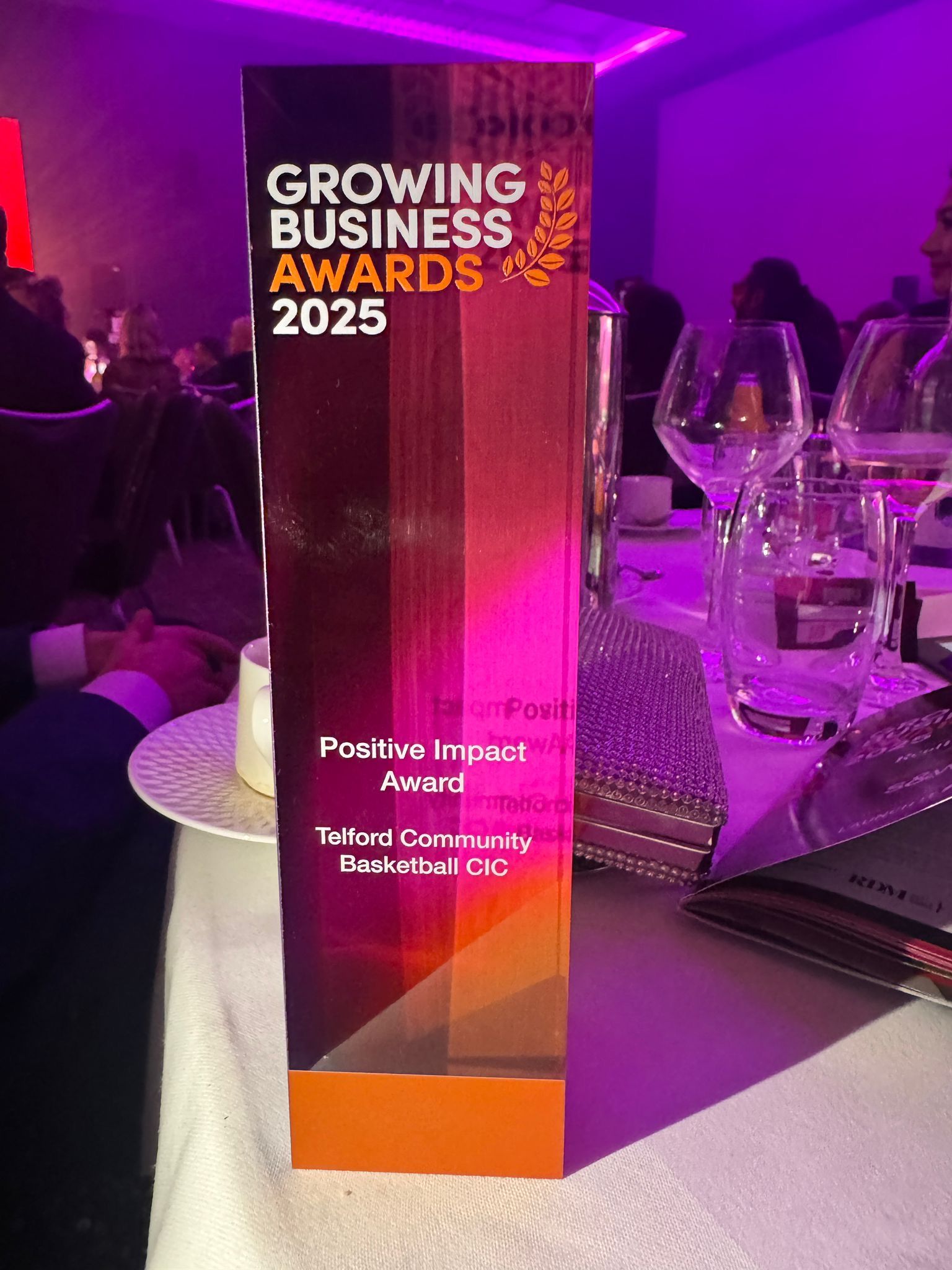 Positive Impact Award Ceremony at Growing Business Awards 2025