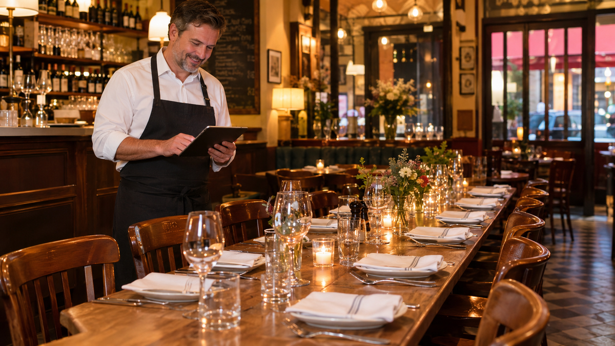 Réservation de groupe au restaurant : accepter ou refuser
