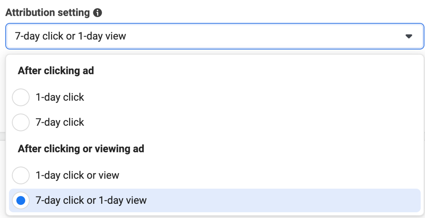 Facebook Ad attribution