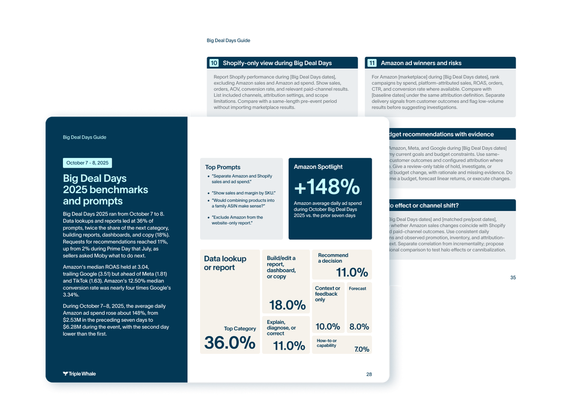 Pages from Amazon Big Deal Days: Benchmarks & prompt guide