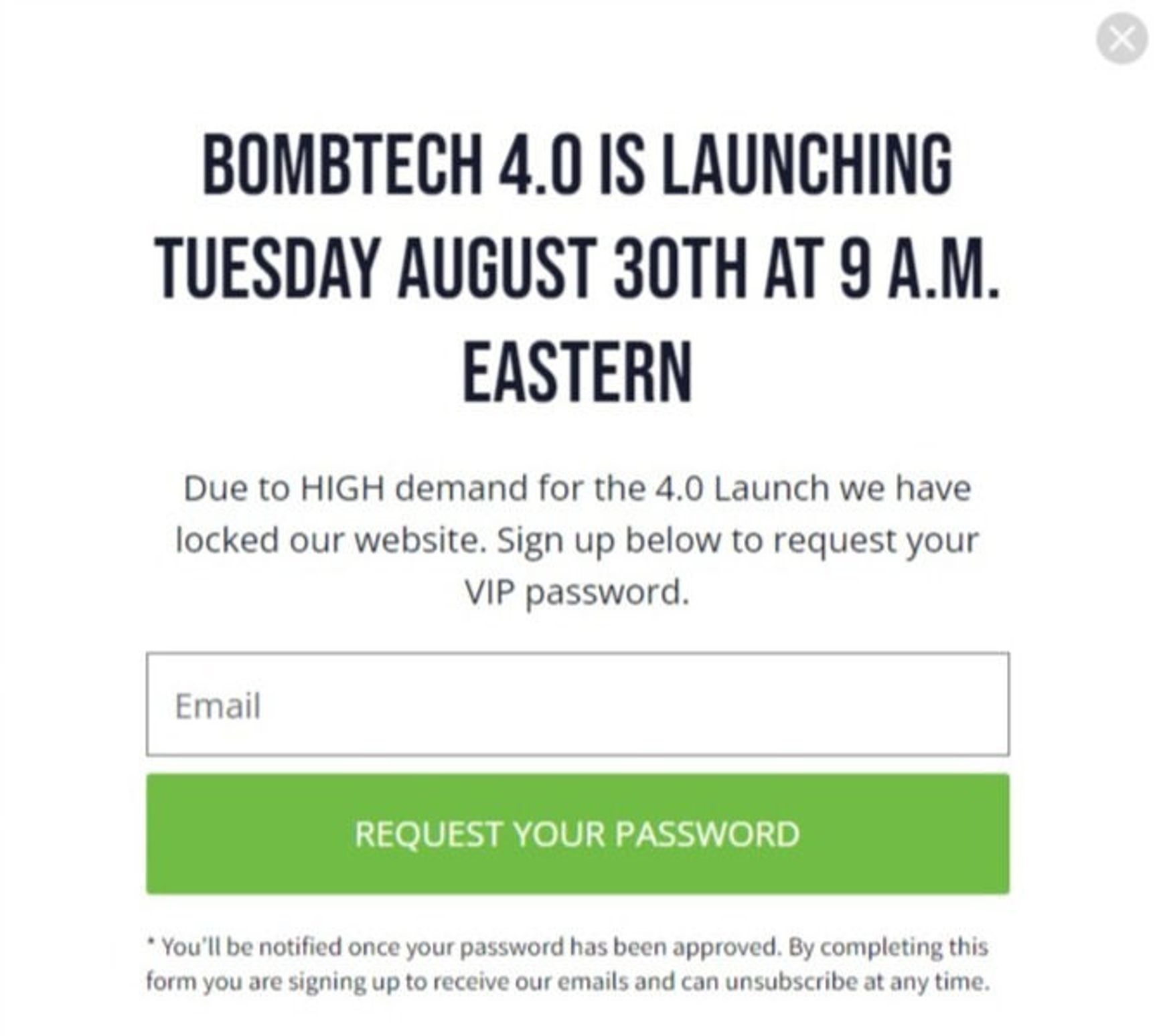 Online Product Launch Content