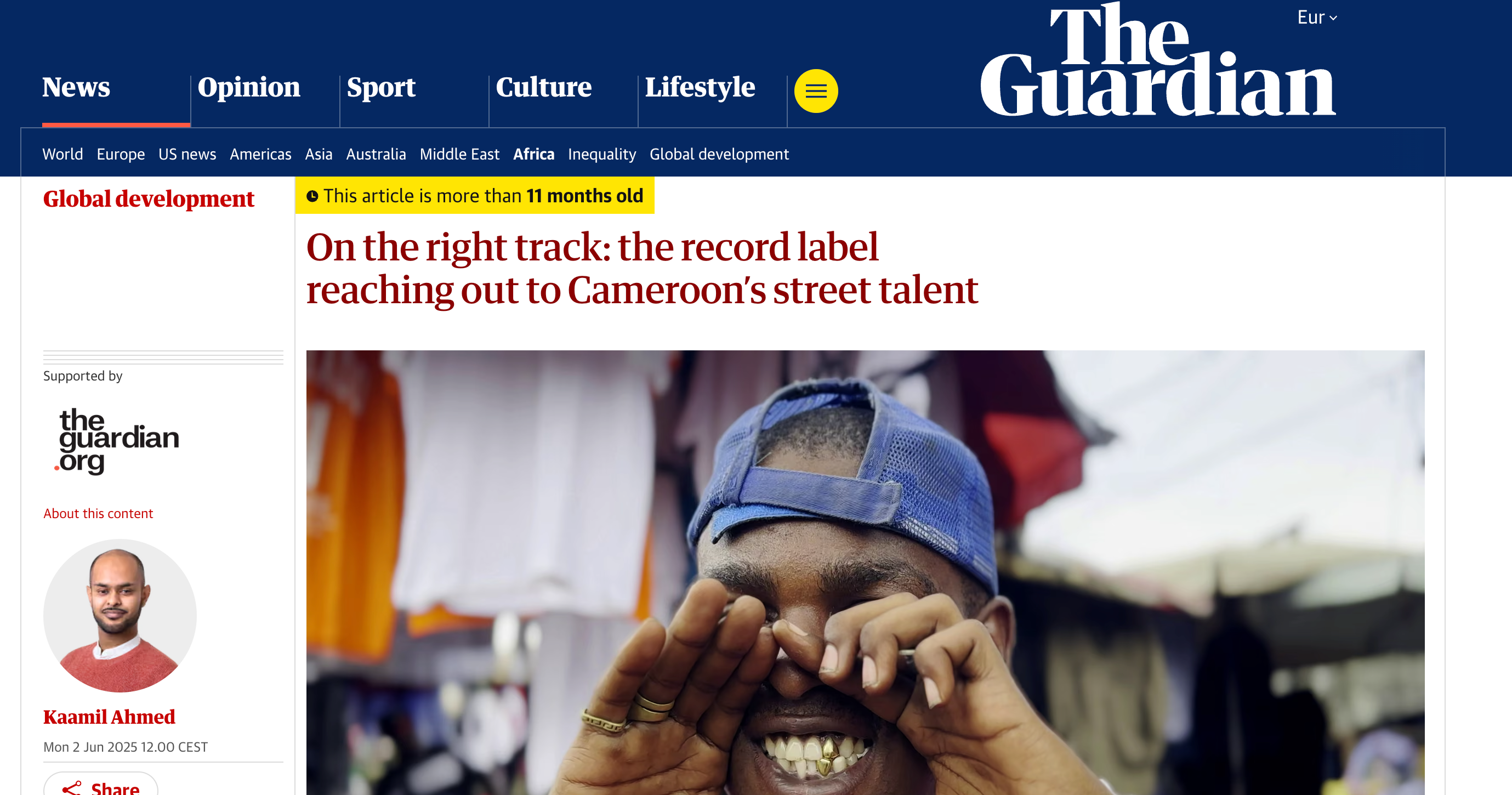 The Guardian: The record label reaching out to Cameroon’s street talent