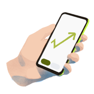 Phone In Hand Illustration