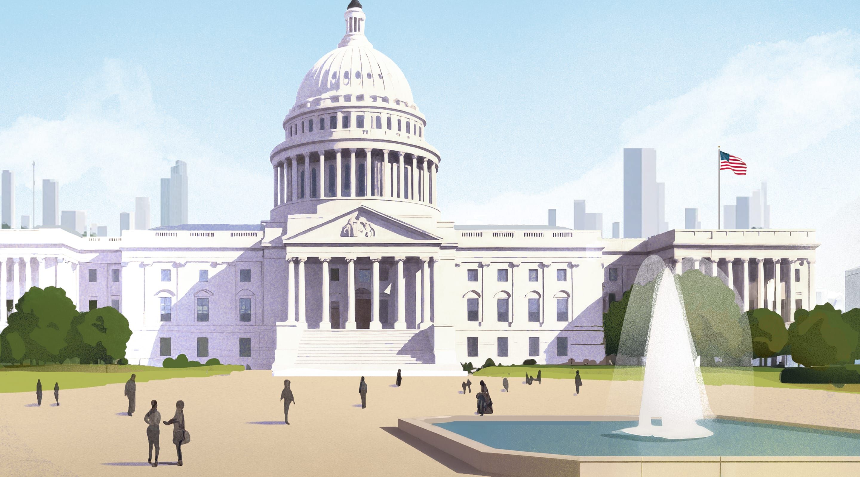 Federal Government Illustration