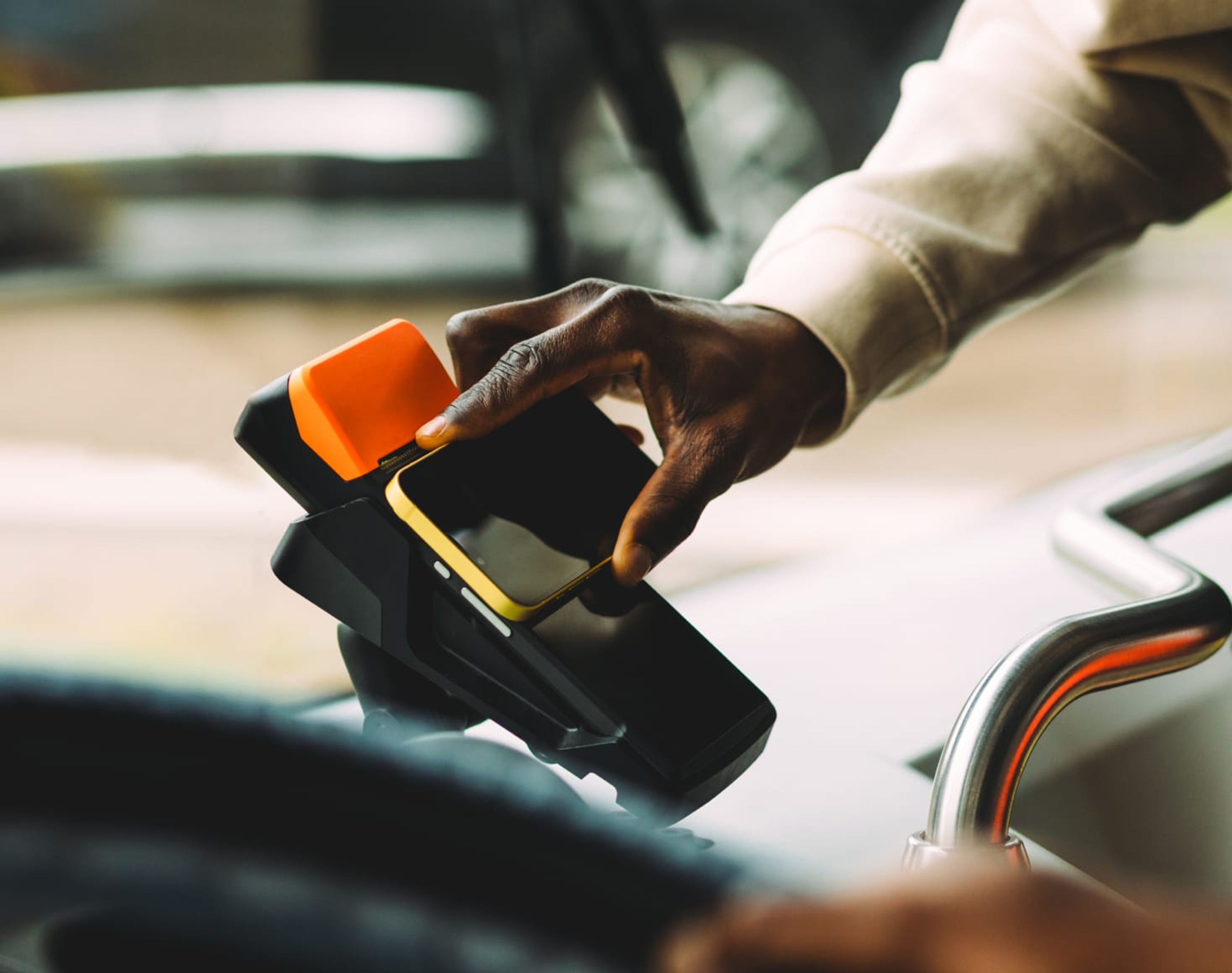 Tap-to-pay convenience BG