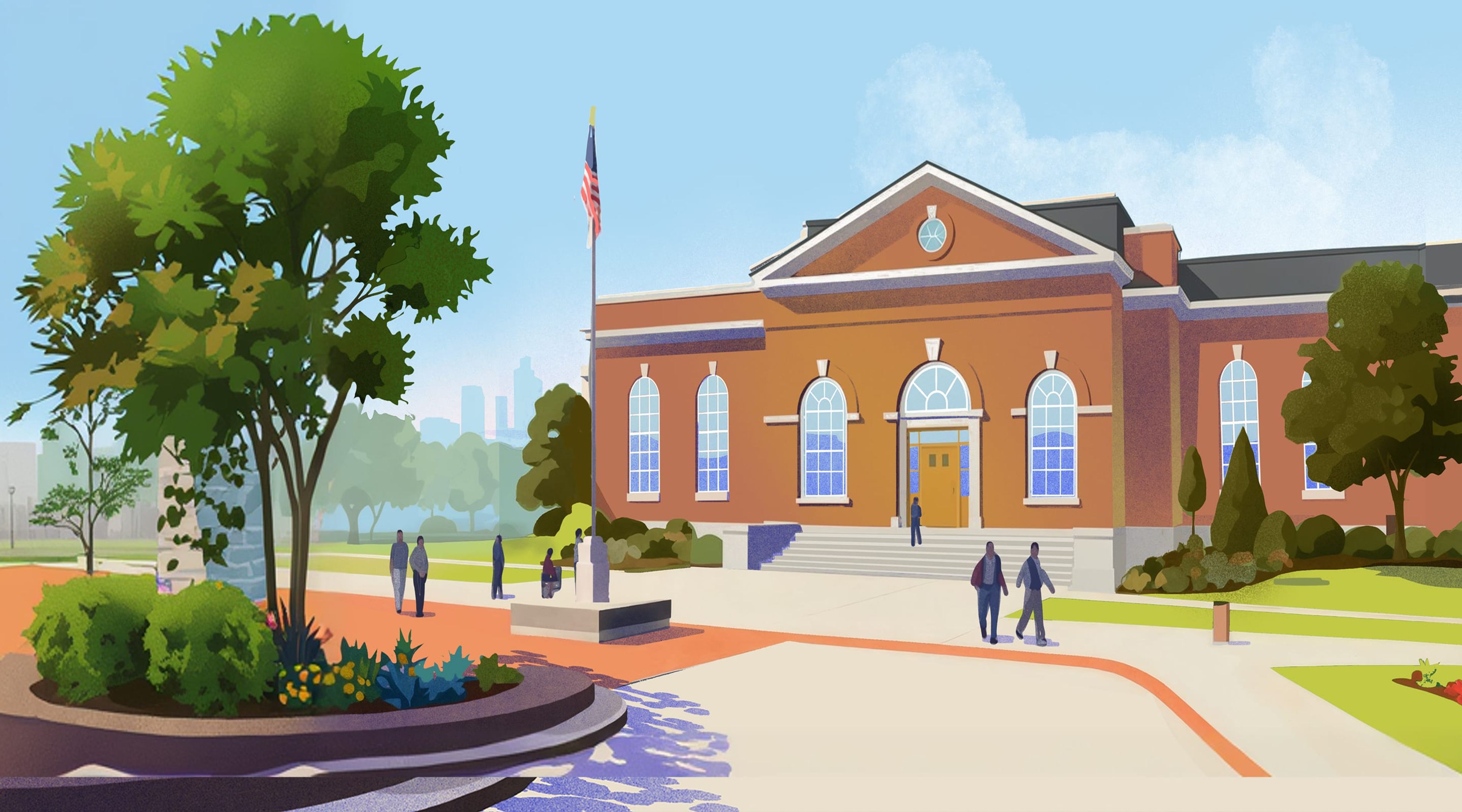 City Hall Illustration