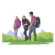 Hike Illustration