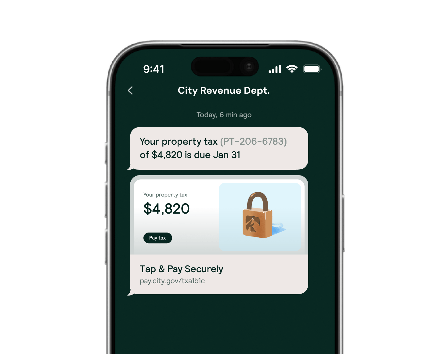 Text-to-pay & digital reminders