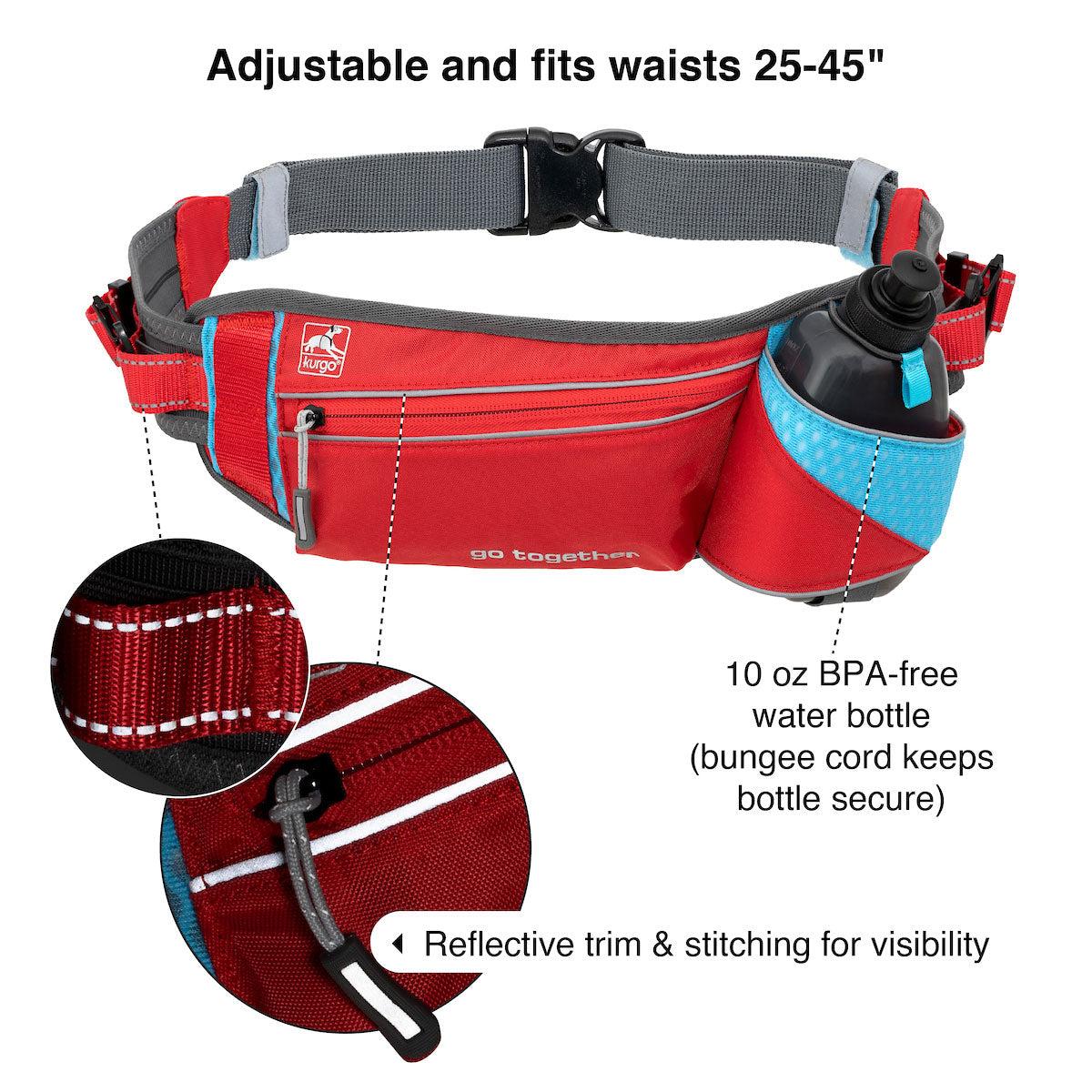 On trail running belt