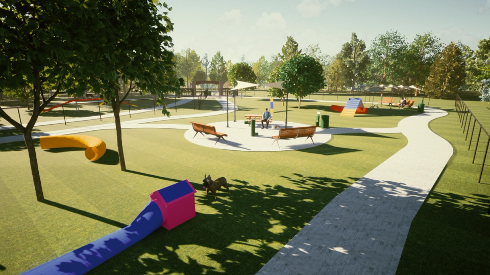 Dog Park - Seating Area North