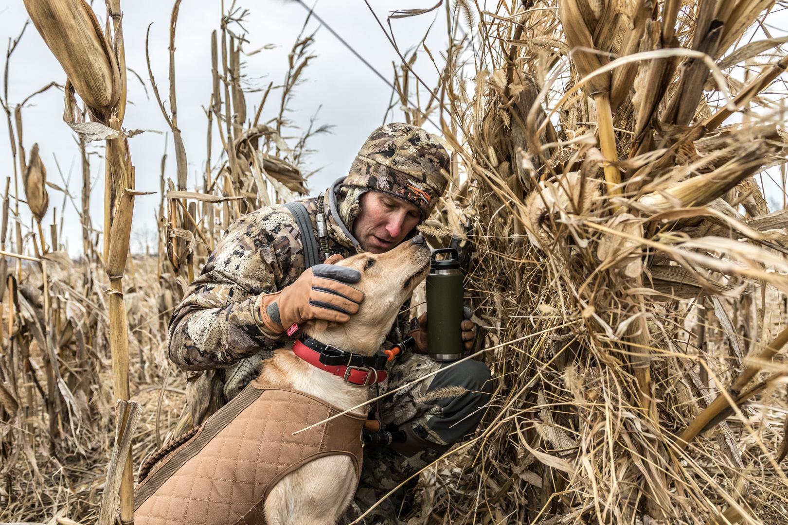 Pup's first hunt