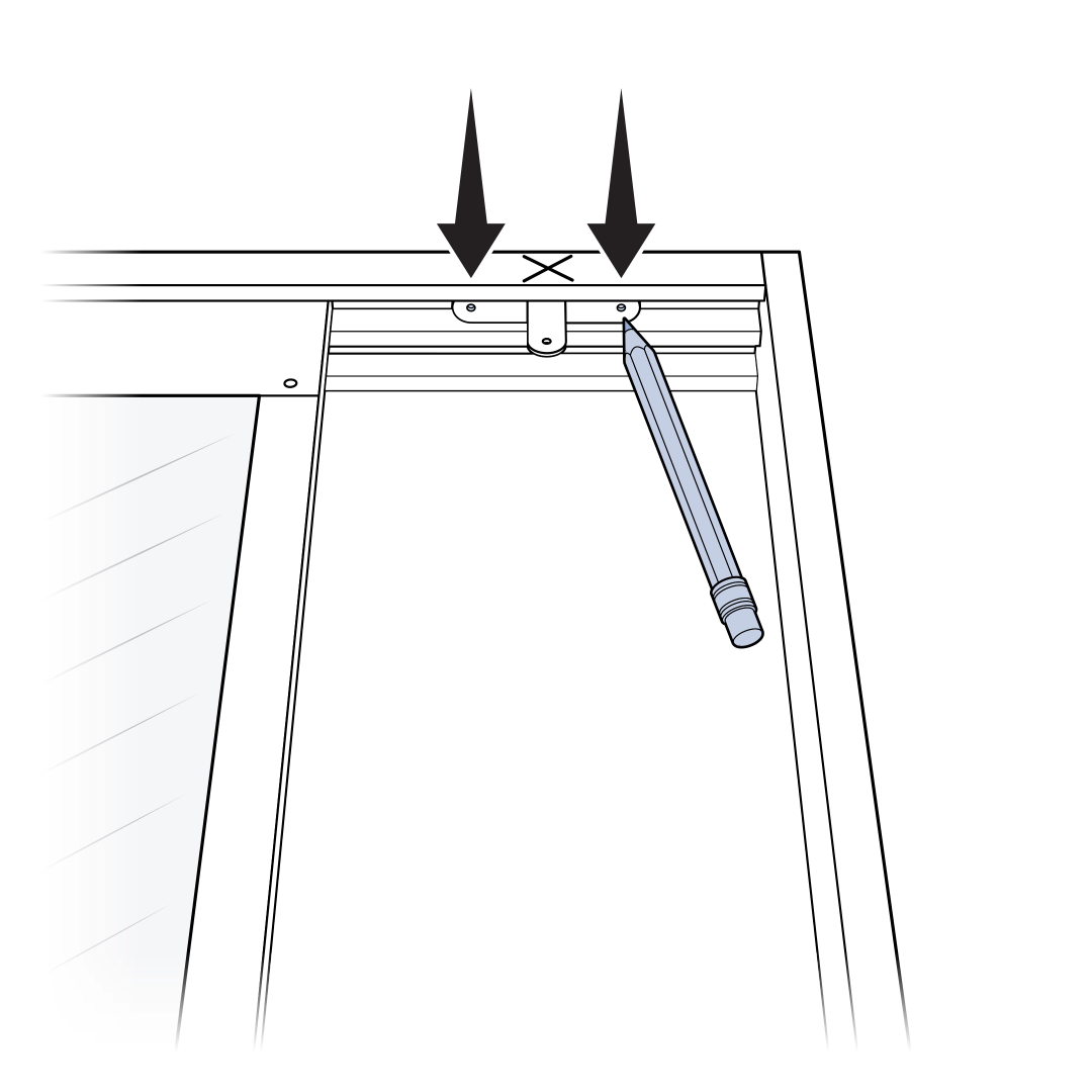 Position T Bracket And Marked Holes
