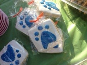 Mountain House CA made sure their efforts in Bark For Your Park we extra sweet with these logo'd cookies