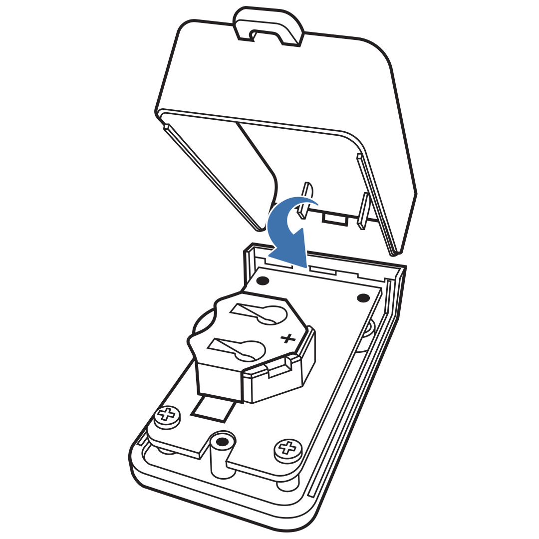 teach-&-treat-how-to-insert-or-change-remote-batteries-step6-replace-back-cover-remote-illustration