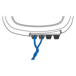 Connect the twisted wire to the locator transmitter