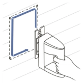 Use jigsaw to cut hole in exterior wall