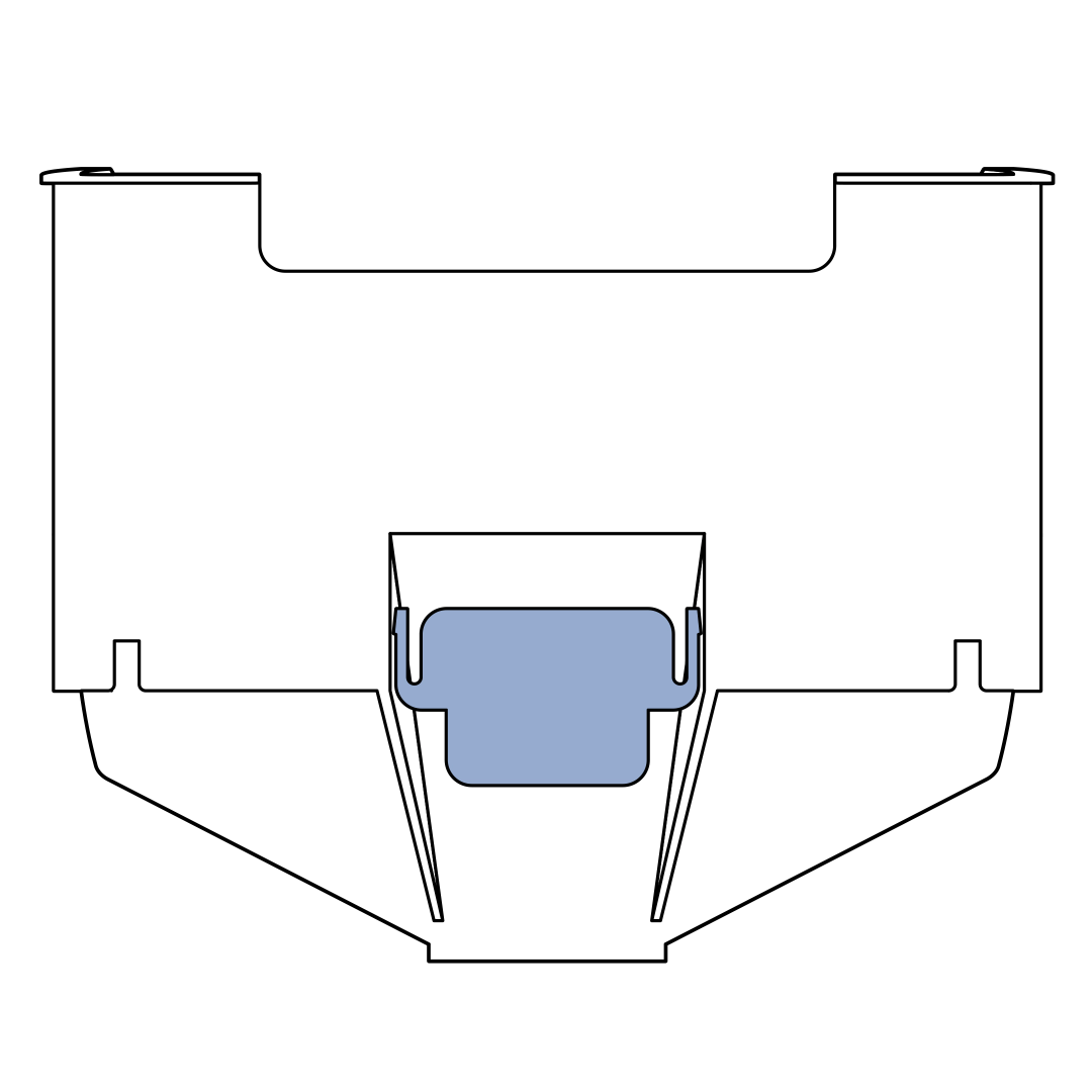 Chute Flap On Hopper