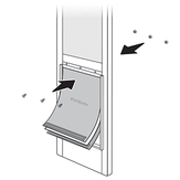 Secure Flap Assembly With Screws And Nuts