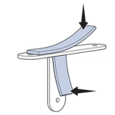 Attach Adhesive Strip To The T Bracket