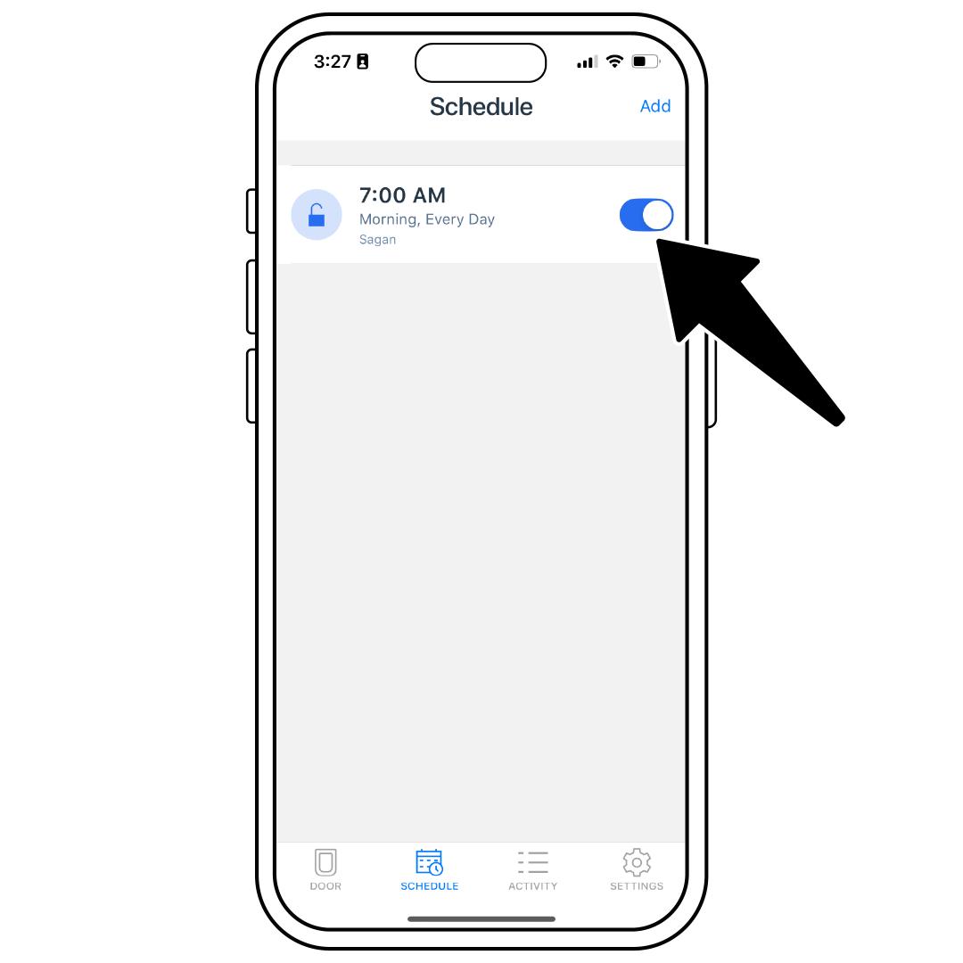 Toggle Event On or Off