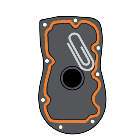 SD YardTrainer 100-100s_Remote Backplate Gasket Paperclip