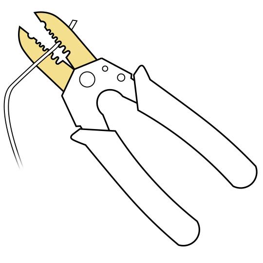 Cabela's Containment System_Strip 3/8ths Insulation Off Wire