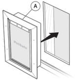 Check Fit By Inserting Interior Frame Into Wall