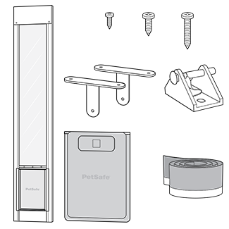 Picture of How to Install the PetSafe® Sliding Glass Pet Door – 1 Piece