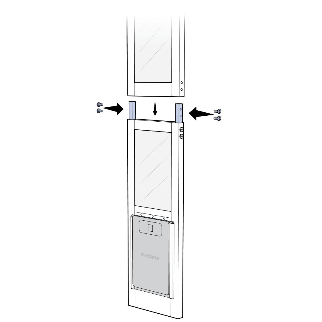 Place Top Frame Over Installed Connecting Bars