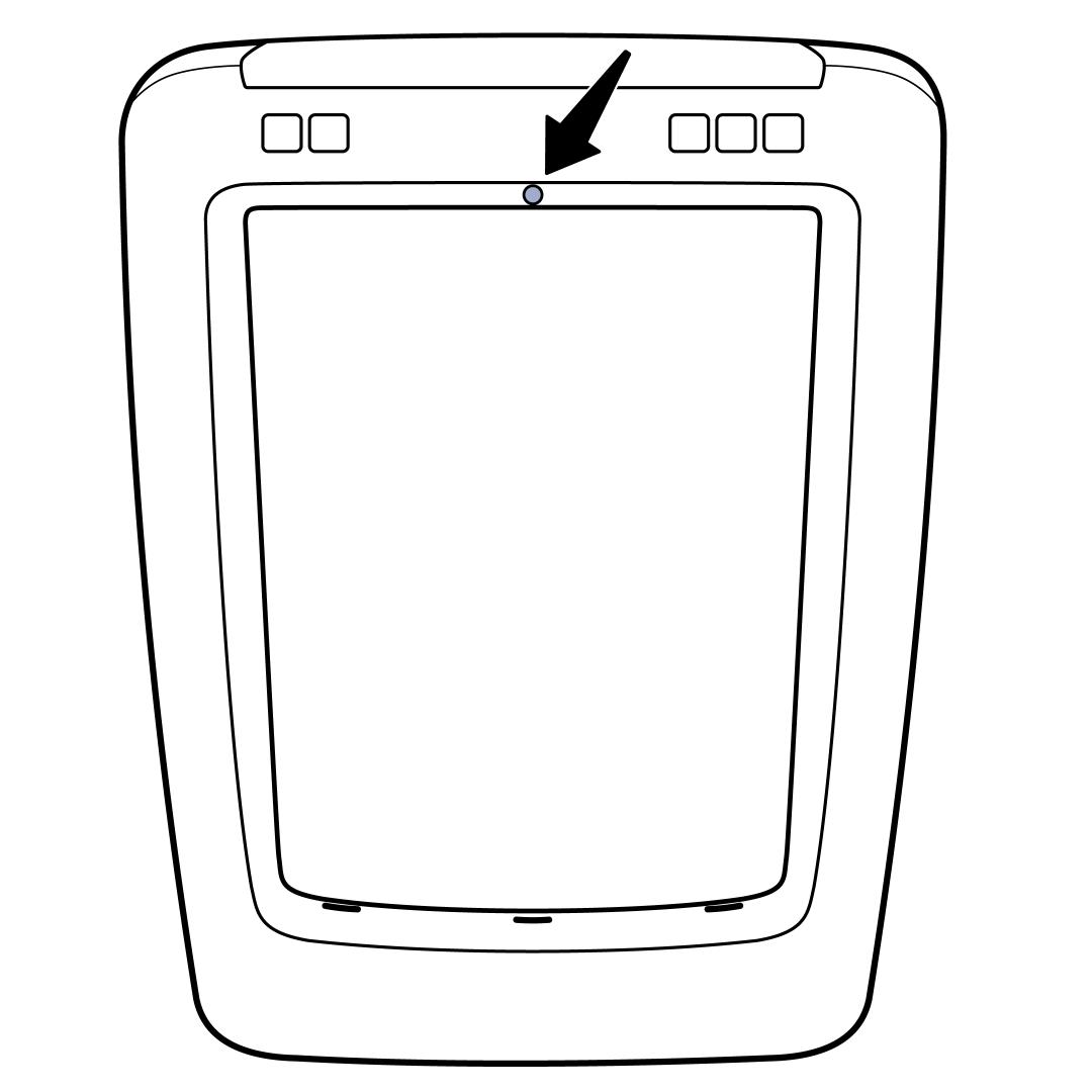 Clean door and sensor
