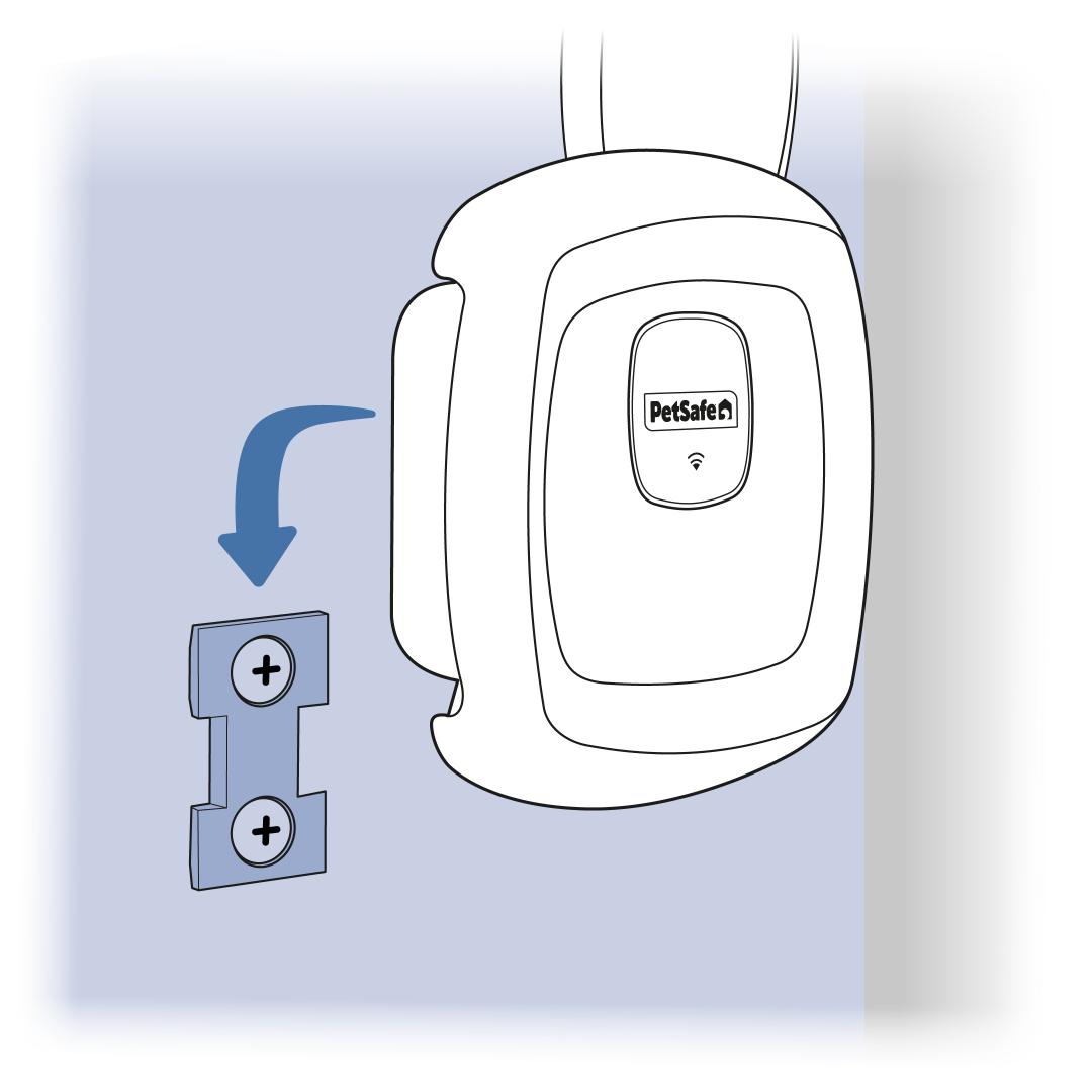 Slide the base unit onto the mounted bracket