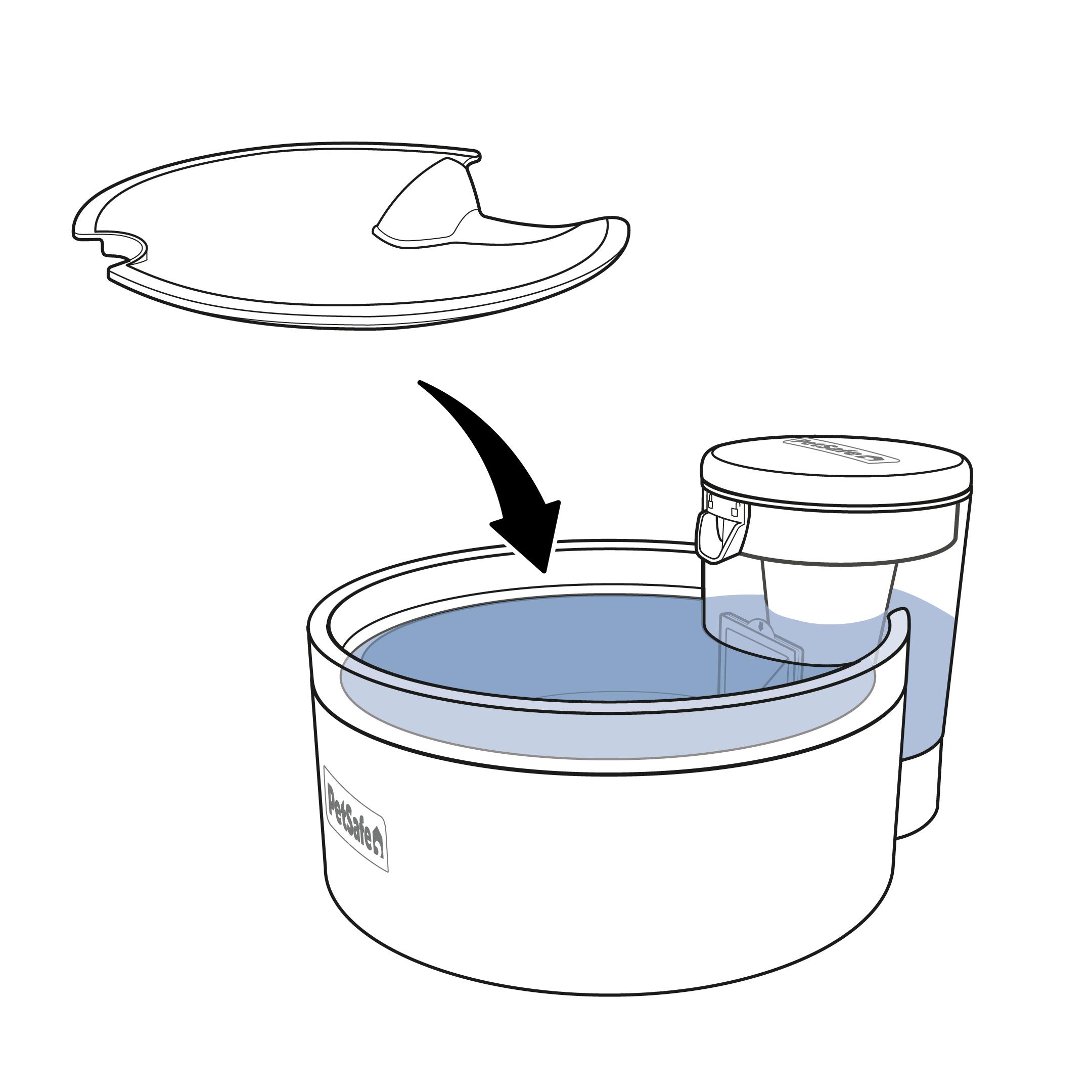 Place Tray On Bowl