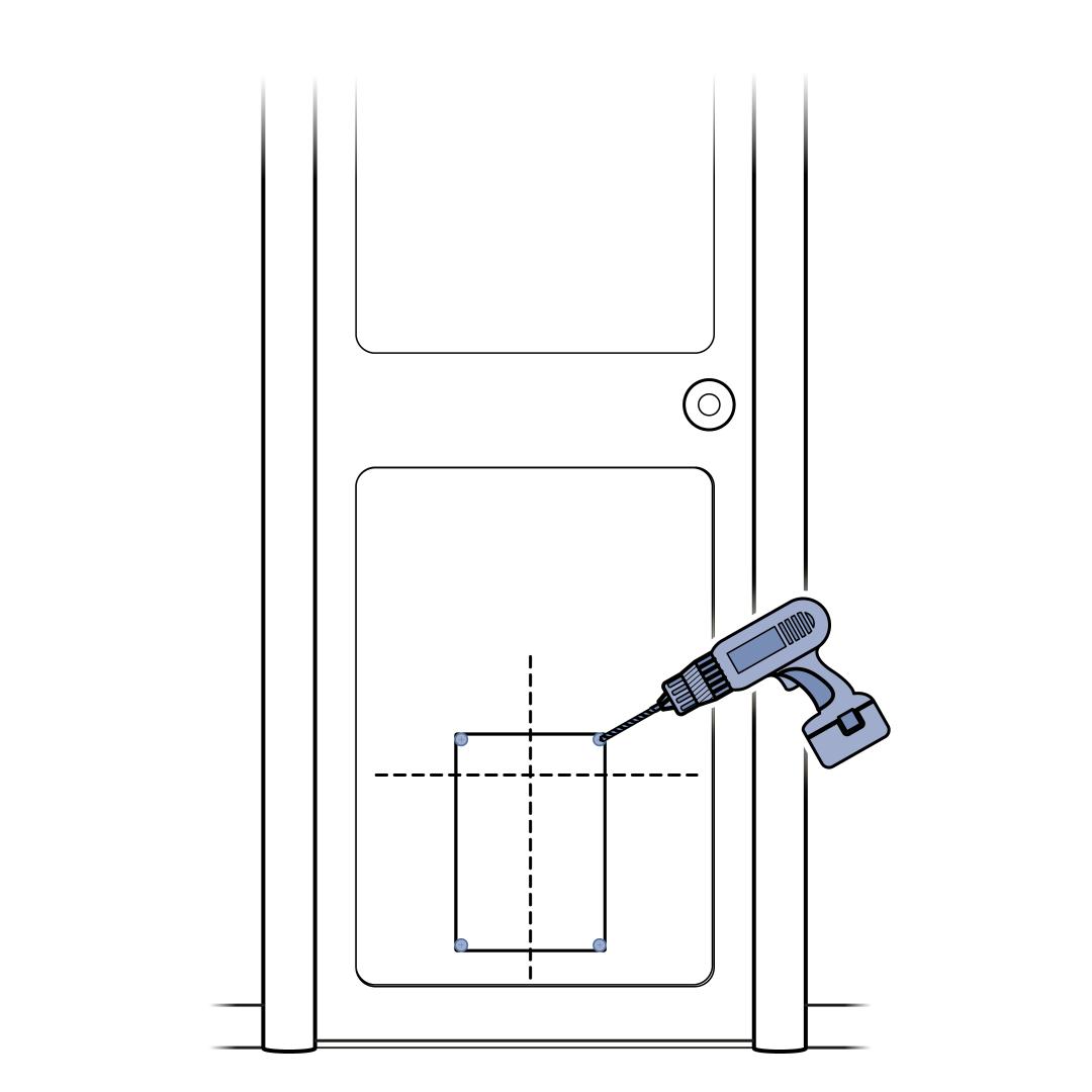 Drill pilot holes
