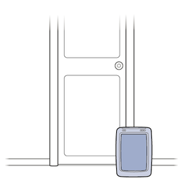 Test door in location