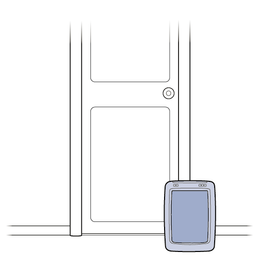 Test door in location