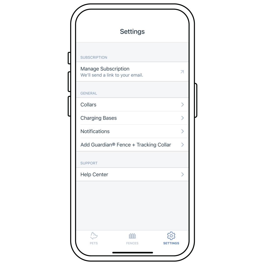 Main Settings - Active Subcription