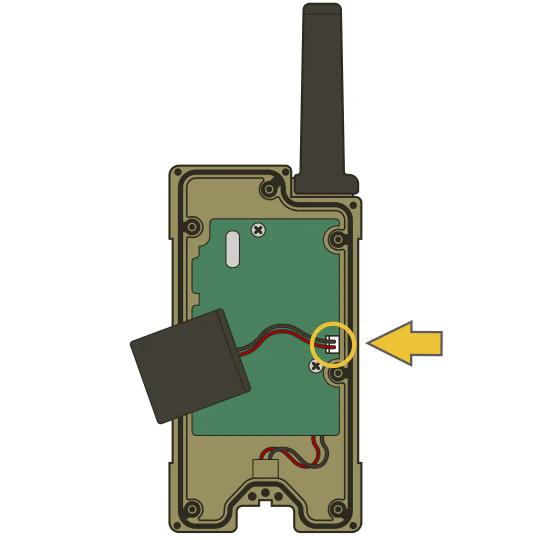 Cabela's Gun Dog GS-8100_Remote Interior Wire Connector