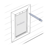 Mark Holes From Exterior Frame