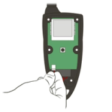Pull battery plug out of TX
