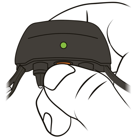 SD-ProHunter-2525_Press Collar Power Button Green Light