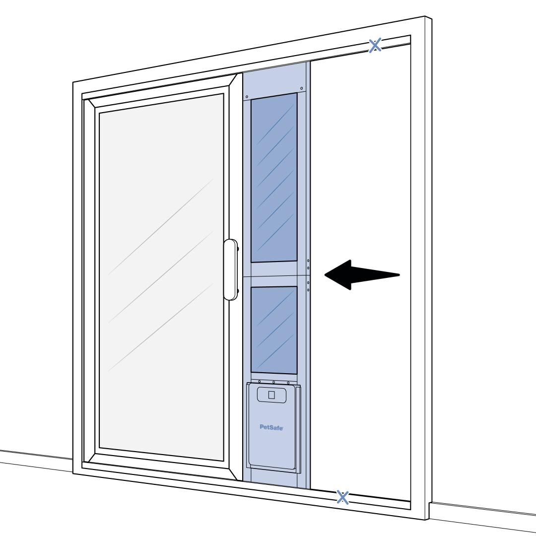 Slide Door And Assembled Pet Door