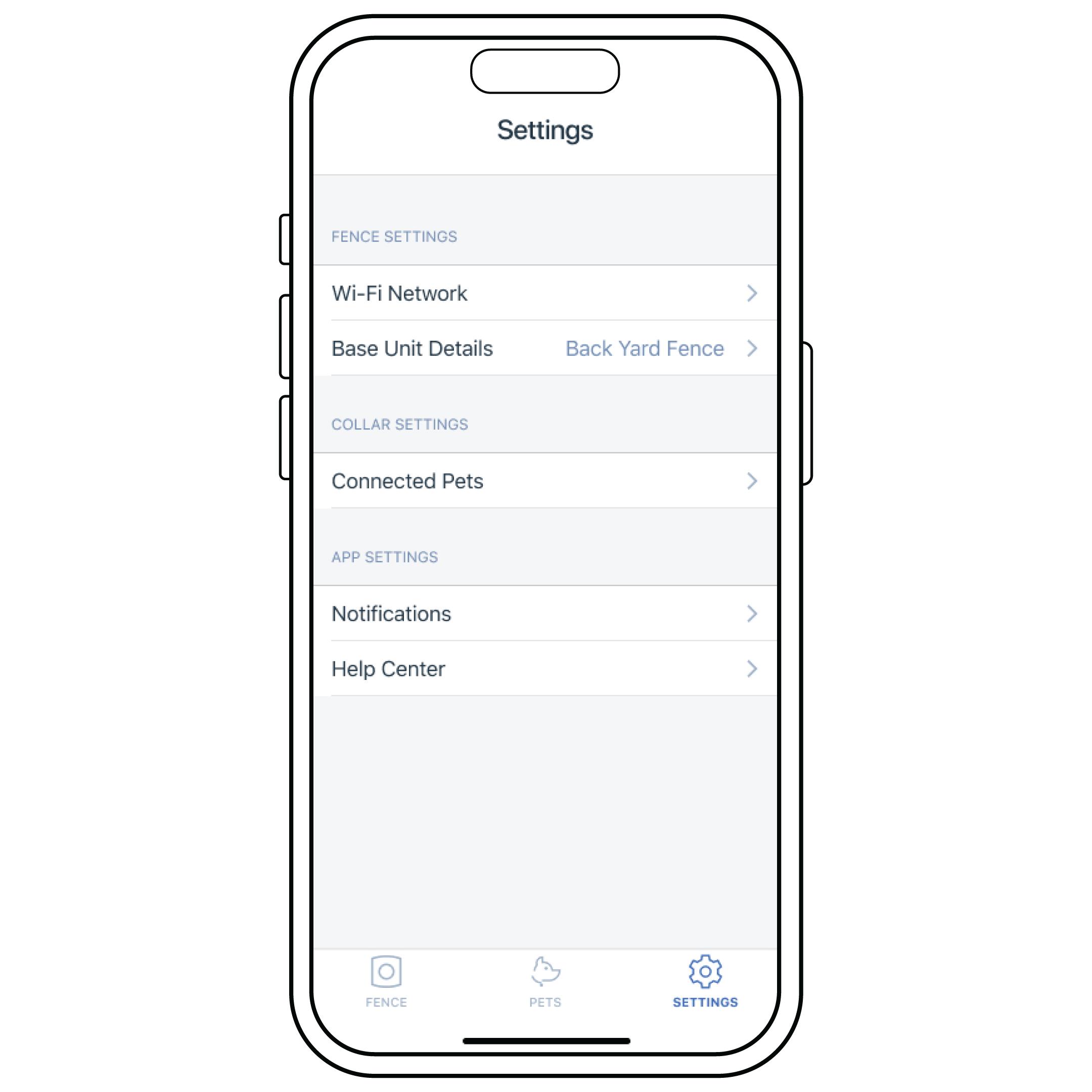 Main Settings