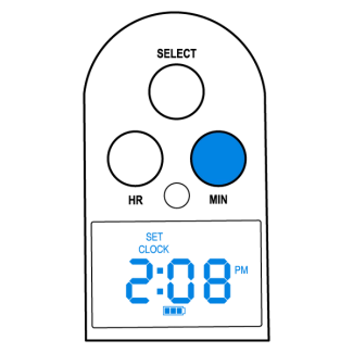 Set time, step 3