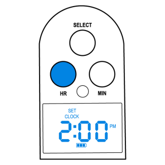 Set time, step 2